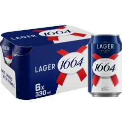 1664 LAGER 5% 0,33 TLK 6-PACK 1,98 L