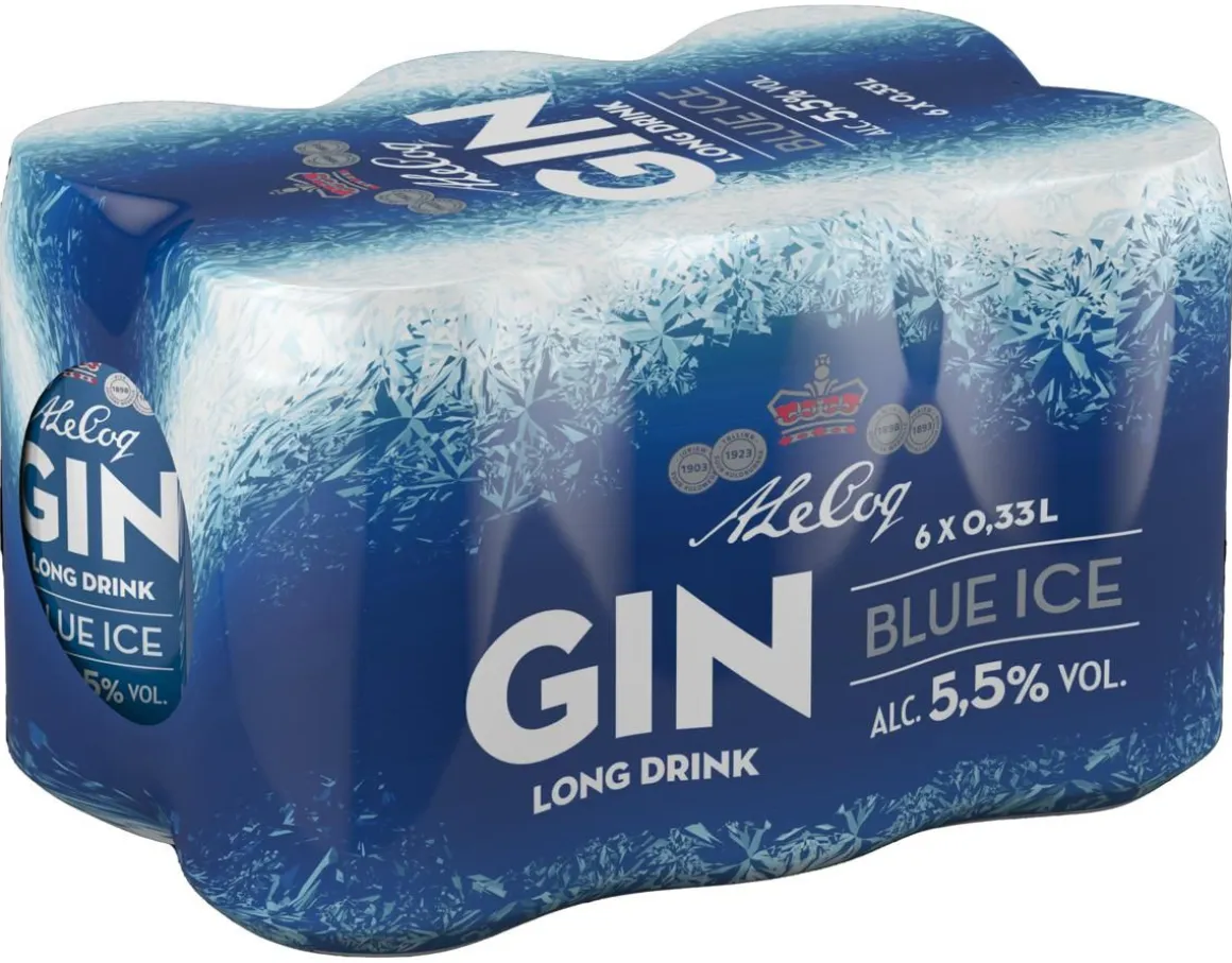 A. LE COQ GIN LONG DRINK BLUE ICE 5,5% 0,33 TLK 6-PACK 1,98 L