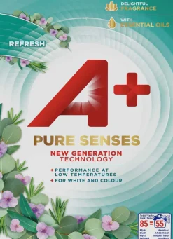 A+ PURE SENSES REFRESH PYYKINPESUJAUHE 3,6 KG