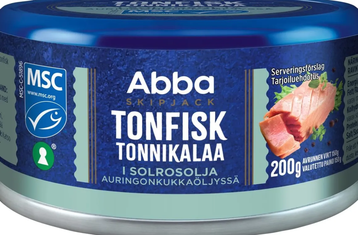 ABBA TONNIKALAA ÖLJYSSÄ 200/150G MSC 150 G