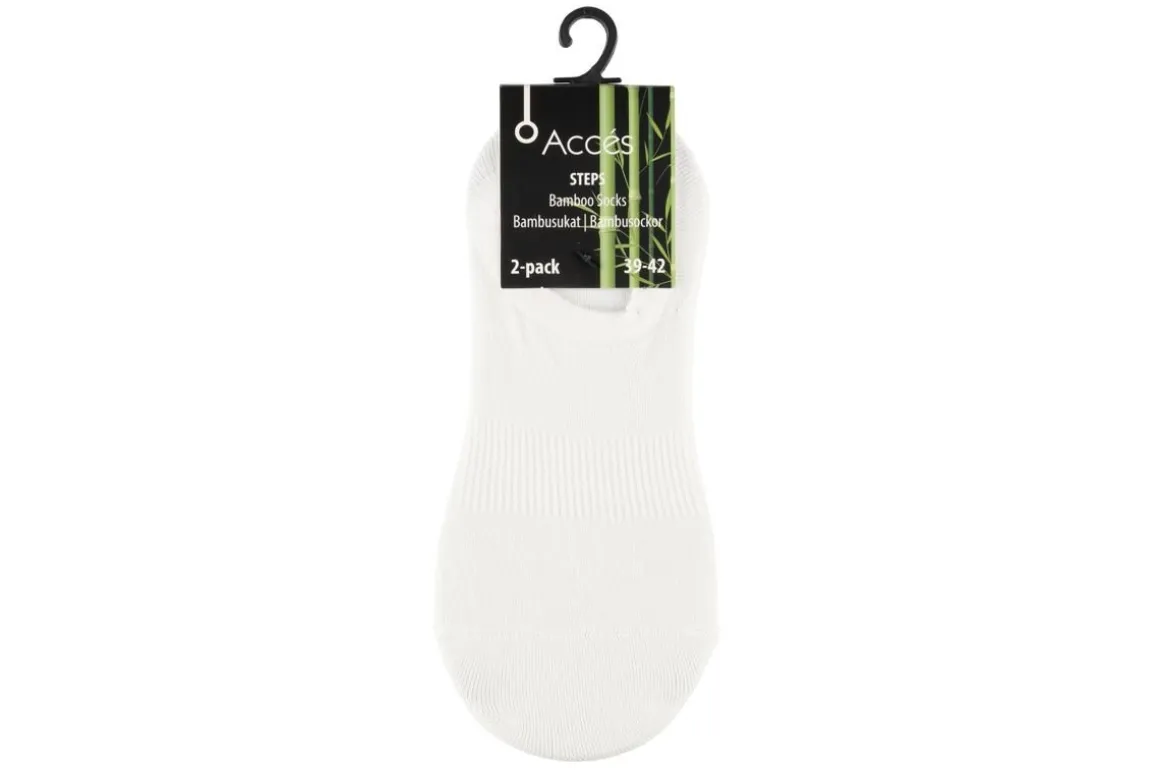 ACCES STEPSIT BAMBU 2-PAKK VALKOINEN 35/38- 39/42 LAJITELMA