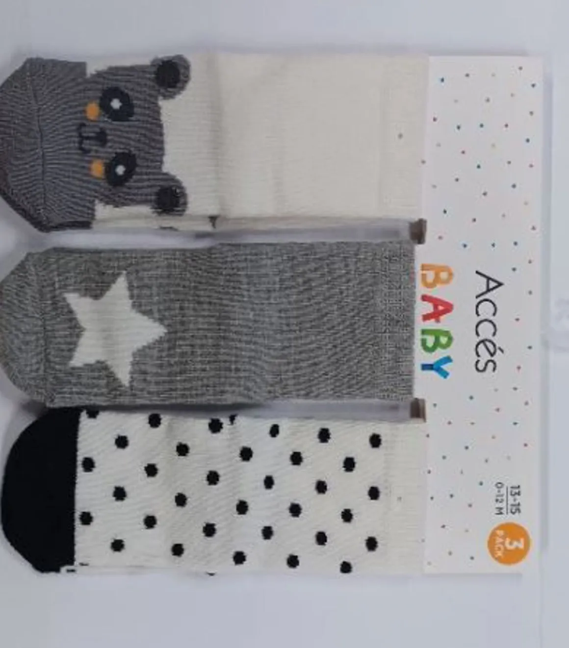ACCES VAUVOJEN LIUKUESTESUKAT POIKIEN 3-PAKK 6/12 -12/24 KK LAJ