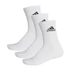 ADIDAS SUKAT 3-PACK L 3-STRIPES CREW VALKOINEN