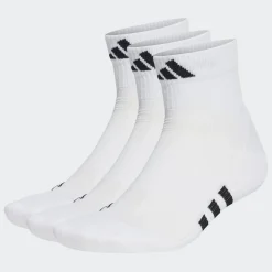 ADIDAS SUKAT 3-PACK PRF CUSH MID KOKO S VALKOINEN