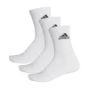 ADIDAS SUKAT 3-PACK S 3-STRIPES CREW VALKOINEN