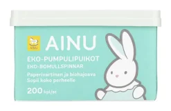 AINU EKO-PUMPULIPUIKKO PAPERIVARSI 200 KPL 200 KPL
