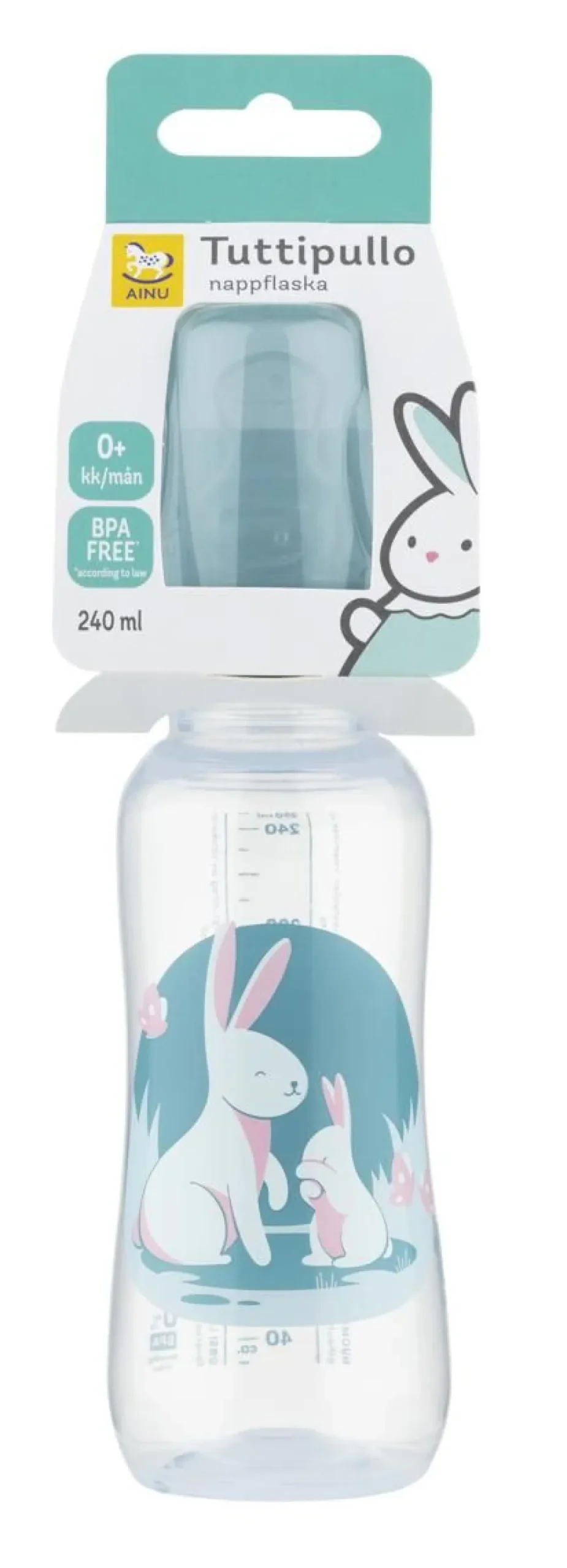 AINU TUTTIPULLO PP 240 ML MUOTOILTU