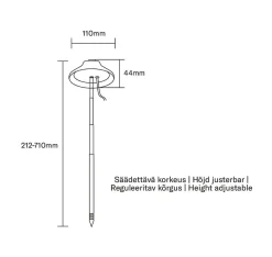 AIRAM KASVIVALAISIN IRIS IP20 5W 240LM VALKOINEN