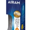 AIRAM LED KYNTTILÄLAMPPU KIRKAS PISARA 2,5W E14 FILAM. 250LM, 1