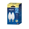 AIRAM LED KYNTTILÄLAMPPU OPAALI 4,9W E14 470 LM, 15 000H 2 KPL