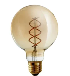AIRAM LED LAMPPUDEC FG GLOBE-95 4,9W 400LM E27 2200K AMBER