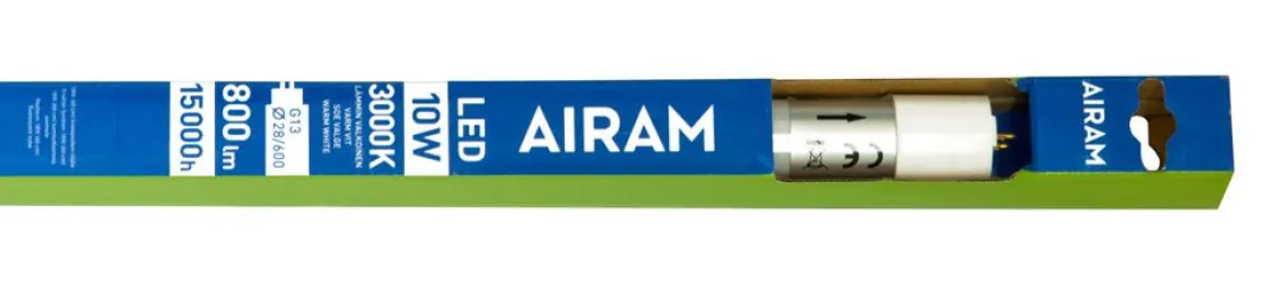AIRAM LOISTEPUTKI LT 830S LÄMMIN VALKOINEN 58W G13 5200LM