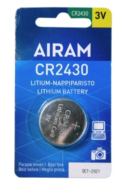 AIRAM NAPPIPARISTO LITIUM CR2430 3V 1/BL