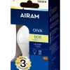 AIRAM OIVA LED VAKIOLAMPPU OPAALI 8,5W E27 806LM, 3000K