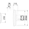 AIRAM PLAFONDI GAIA SLIM R400 22W/830-840 1600LM
