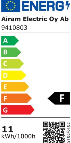 AIRAM SMART LED VAKIOLAMPPU 827-865 RGB 1055LM E27 OPAALI