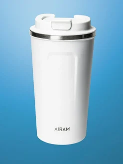 AIRAM AALTO TERÄSMUKI 0,35L VALKOINEN