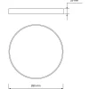 AIRAM AIAS KATTOPLAFONDI 280 22W 2500LM IP20 CCT