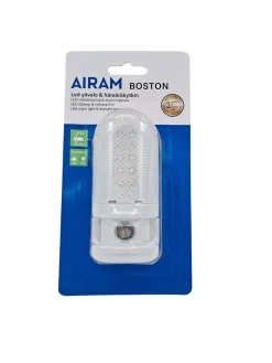 AIRAM BOSTON YÖVALO 5 LED + HÄMÄRÄKYTKIN