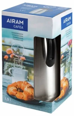 AIRAM CAFEA TERÄSTERMOSKAADIN 1,5 L