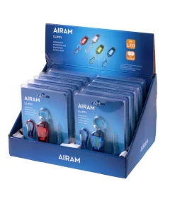AIRAM CLIPPY HUOMIOVALO 40LM, COLORMIX, PARISTOT 2XCR2032 SIS.PAK. 12 KPL