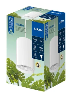 AIRAM FIORA KASVIVALAISIN VALKOINEN E27 10W 4000K