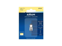 AIRAM HALOGEENI UUNILAMPPU KIRKAS 10W G4 2700K 100LM