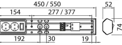 AIRAM HANDY TYÖPISTEVALAISIN 450 IP21 5W/830/840, 1X2PR, VALKOINEN