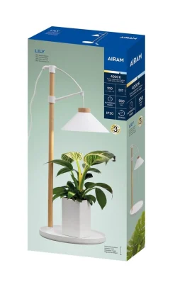 AIRAM KASVIVALAISIN LILY 9W/840 550LM