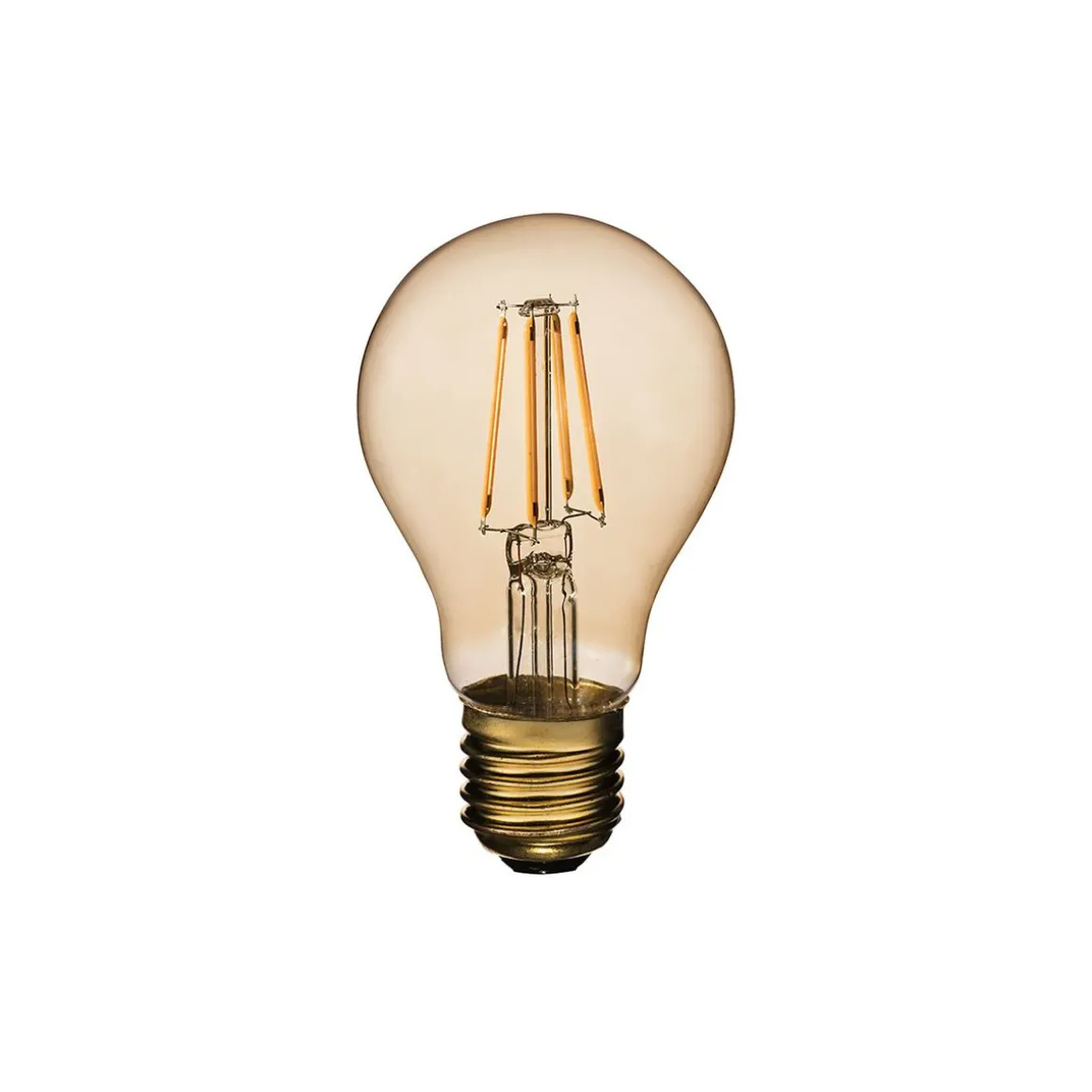 AIRAM LED AMBER ANTIIKKI KORISTELAMPPU 4,5W 2200K KIRKAS E27 380LM HIMMENNYS