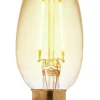 AIRAM LED AMBER ANTIIKKI KYNTTILÄLAMPPU 4,5W 360LM E14 2200K KIRKAS HIMMENNETTÄVÄ