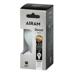 AIRAM LED DECOR VAKIOLAMPPU OPAALI 8,5W E27 1055LM 360