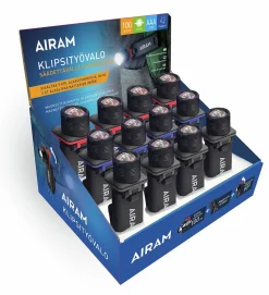 AIRAM LED KLIPSITYÖVALO SIS.PARISTOT 3XLR03 LAJITELMA