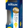AIRAM LED KYNTTILÄLAMPPU KIRKAS 1,4W E14 FILAM. 136LM, 15 000H