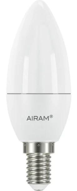 AIRAM LED KYNTTILÄLAMPPU OPAALI 3W E14 250 LM, 15 000H 2 KPL