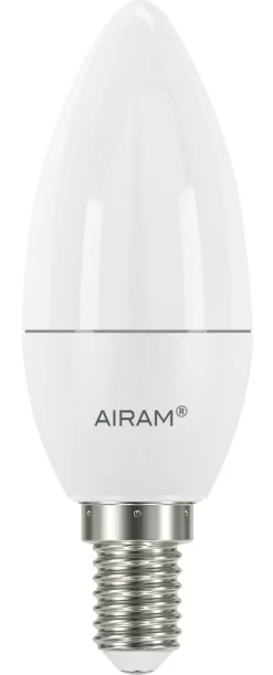 AIRAM LED KYNTTILÄLAMPPU OPAALI 4,9W E14 470 LM, 15 000H