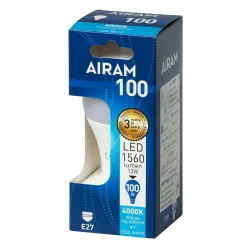 AIRAM LED VAKIOLAMPPU 13,5W E27 4000K 1560 LM, 15,000H