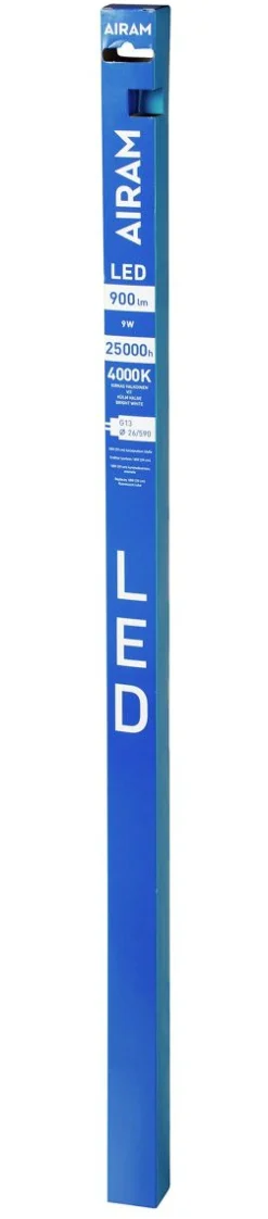 AIRAM LED VALOPUTKI 9W, G13 840 T8, 900LM, 4000K