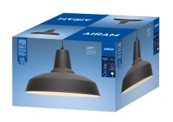 AIRAM LOFT35 RIIPPUVALAISIN E27 MUSTA