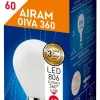 AIRAM OIVA LED-MAINOSLAMPPU 6,5W P45 830 806LM E14 360