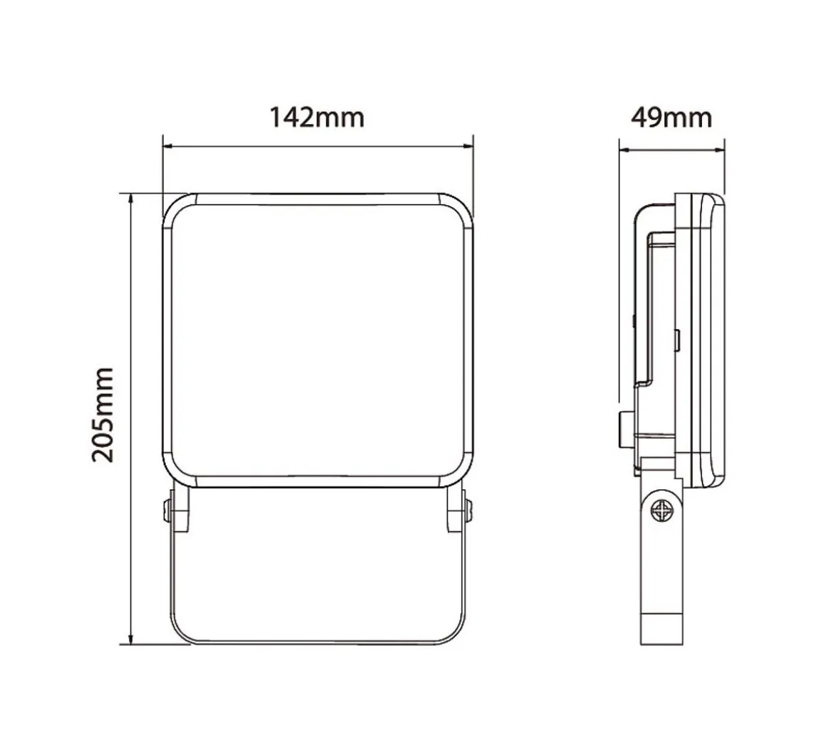 AIRAM SMART AIRFLOOD LED-VALONHEITIN IP44 24W/840 1560LM