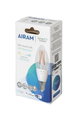 AIRAM SMART KYNTTILÄLAMPPU 4,5W KIRKAS E14, 470LM, TW 2700-6500