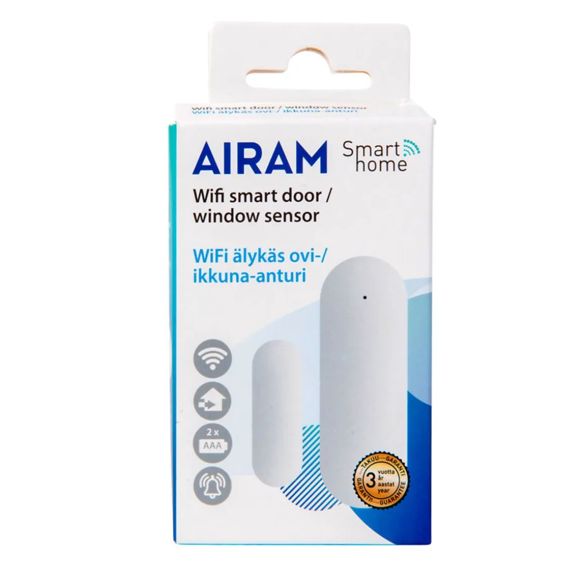 AIRAM SMART OVISENSORI PARISTOKÄYTTÖINEN 2XAA (SIS. PARISTOT)