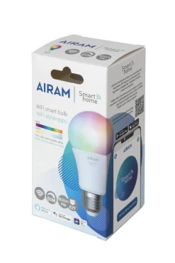 AIRAM SMART VAKIOLAMPPU 9W OPAALI E27, 806 LM RGB/TW 2700-6500K