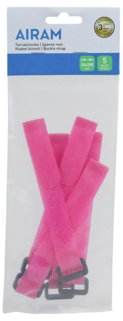 AIRAM TARRAKIINNIKE 20*200MM 5KPL/PUSSI PINKKI
