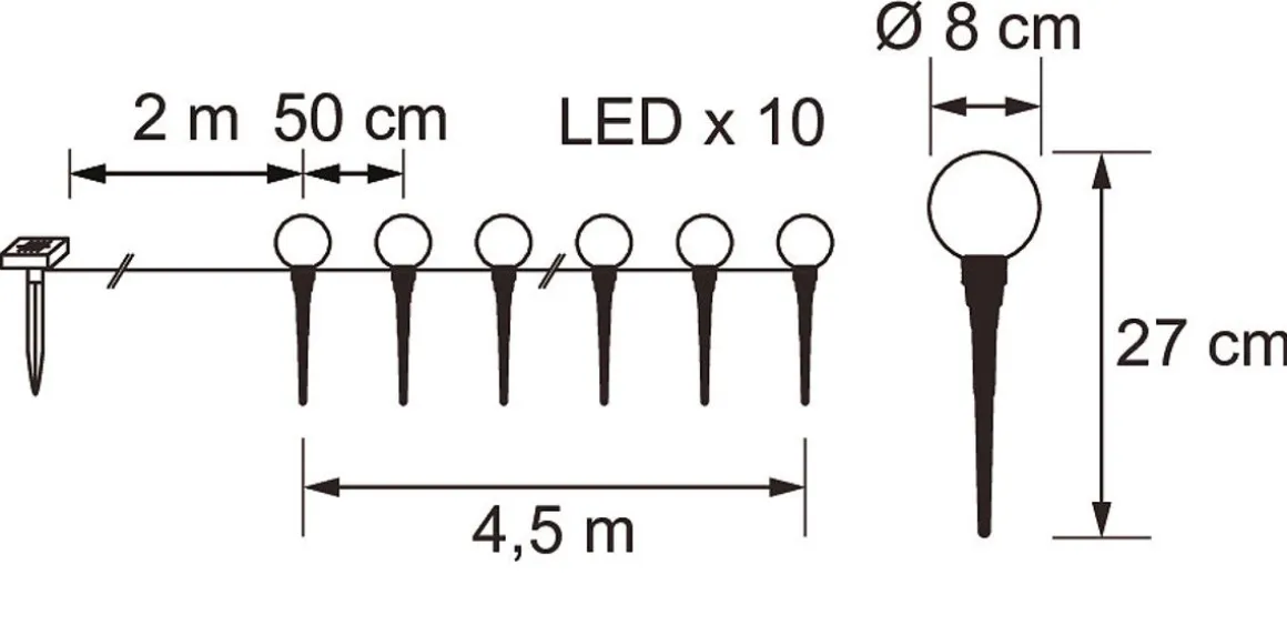 AIRAM TIROL SOLARPALLO 8 CM