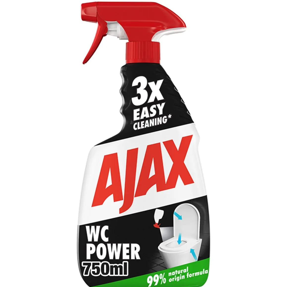 AJAX WC POWER PUHDISTUSSPRAY 750 ML