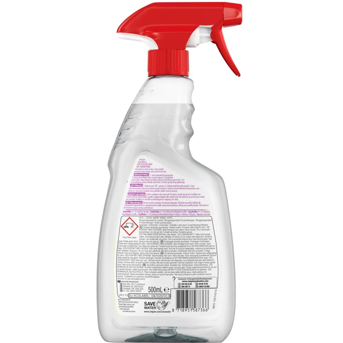 AJAX POWER MOUSSE BATHROOM SPRAY 500 ML