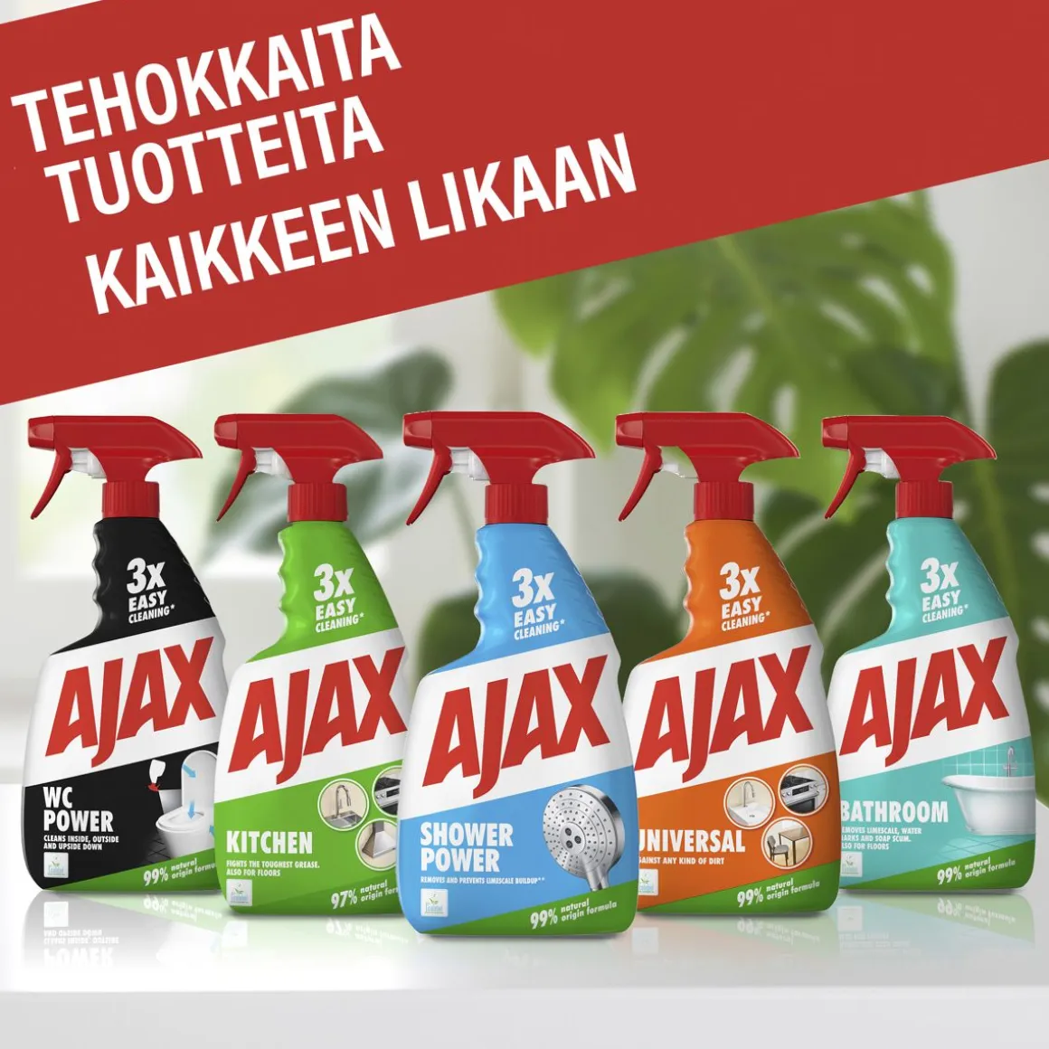 AJAX SHOWER POWER PUHDISTUSSPRAY 750 ML