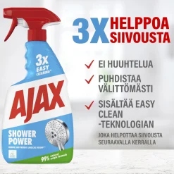 AJAX SHOWER POWER PUHDISTUSSPRAY 750 ML